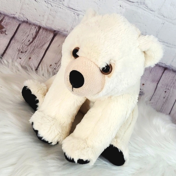 Wild Republic Zoo Realistic Polar Bear Winter Plush Stuffed Animal Toy 14" - Picture 4 of 17